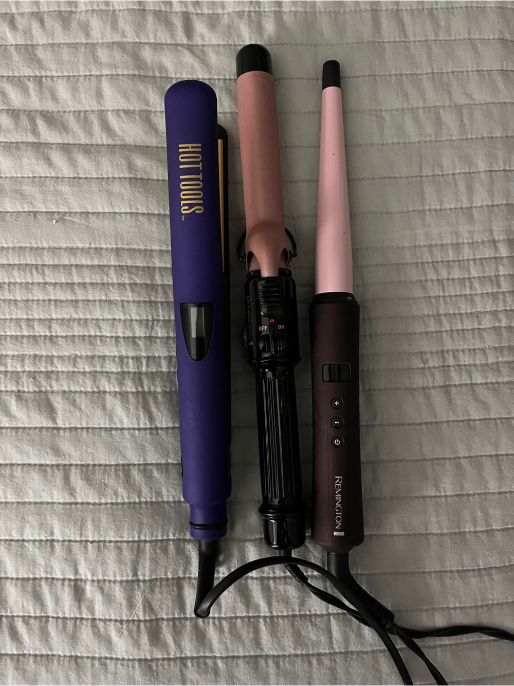 Remington Curling Wand Hot Tools Flat Iron Revlon Curing Iron Bundle